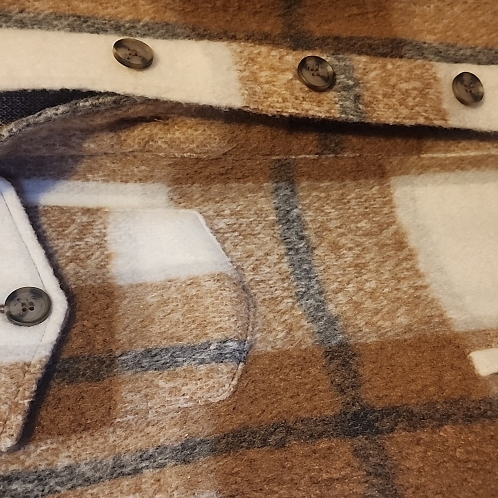 Plaid Wool Jacket - image 3